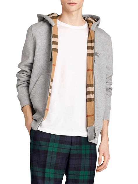 men burberry sweatshirt|Burberry zip up hoodie men.